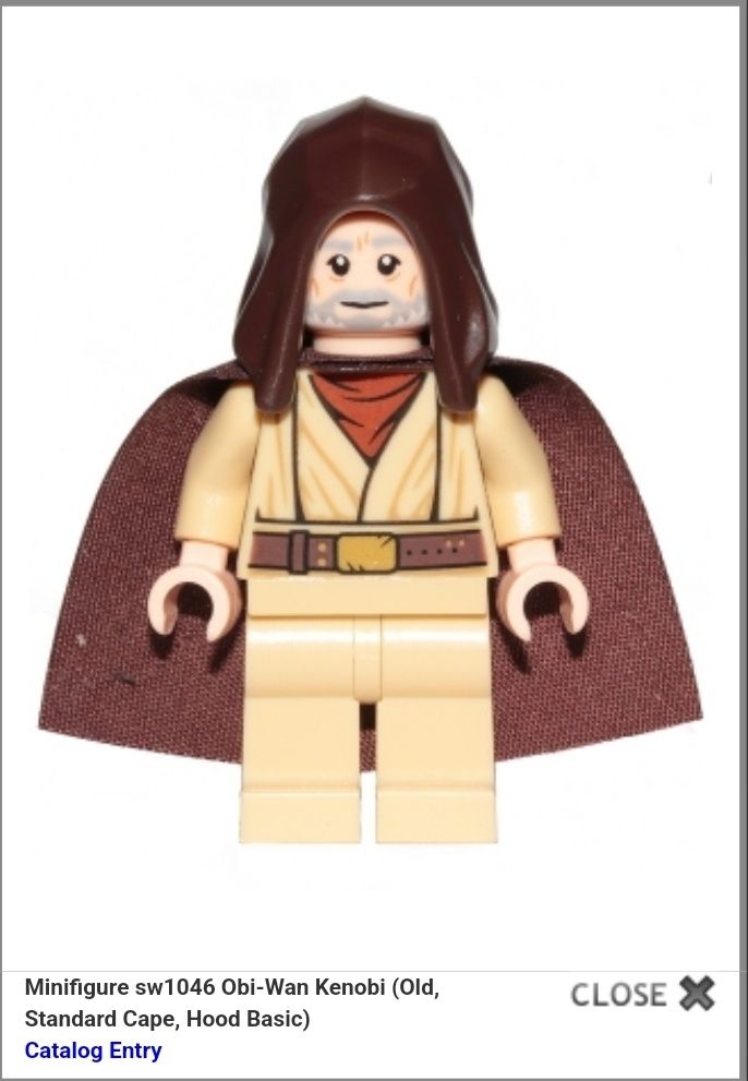 Nowa figurka LEGO Star Wars sw1046 Obi-Wan Kenobi 75290 LEGO Star Wars