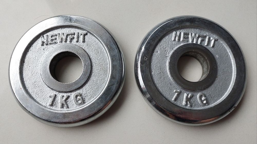 Discos cromados 1 kg