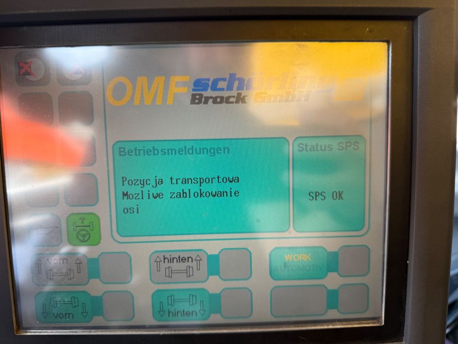 MERCEDES Podnośnik/Podest do TRAKCJI - dwudrożny dwudrogowy szynowy