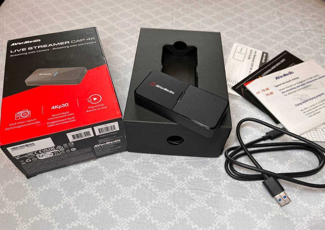 AVerMedia BU113 Live Streamer Cap 4K HDMI DSLR карта видеозахвата