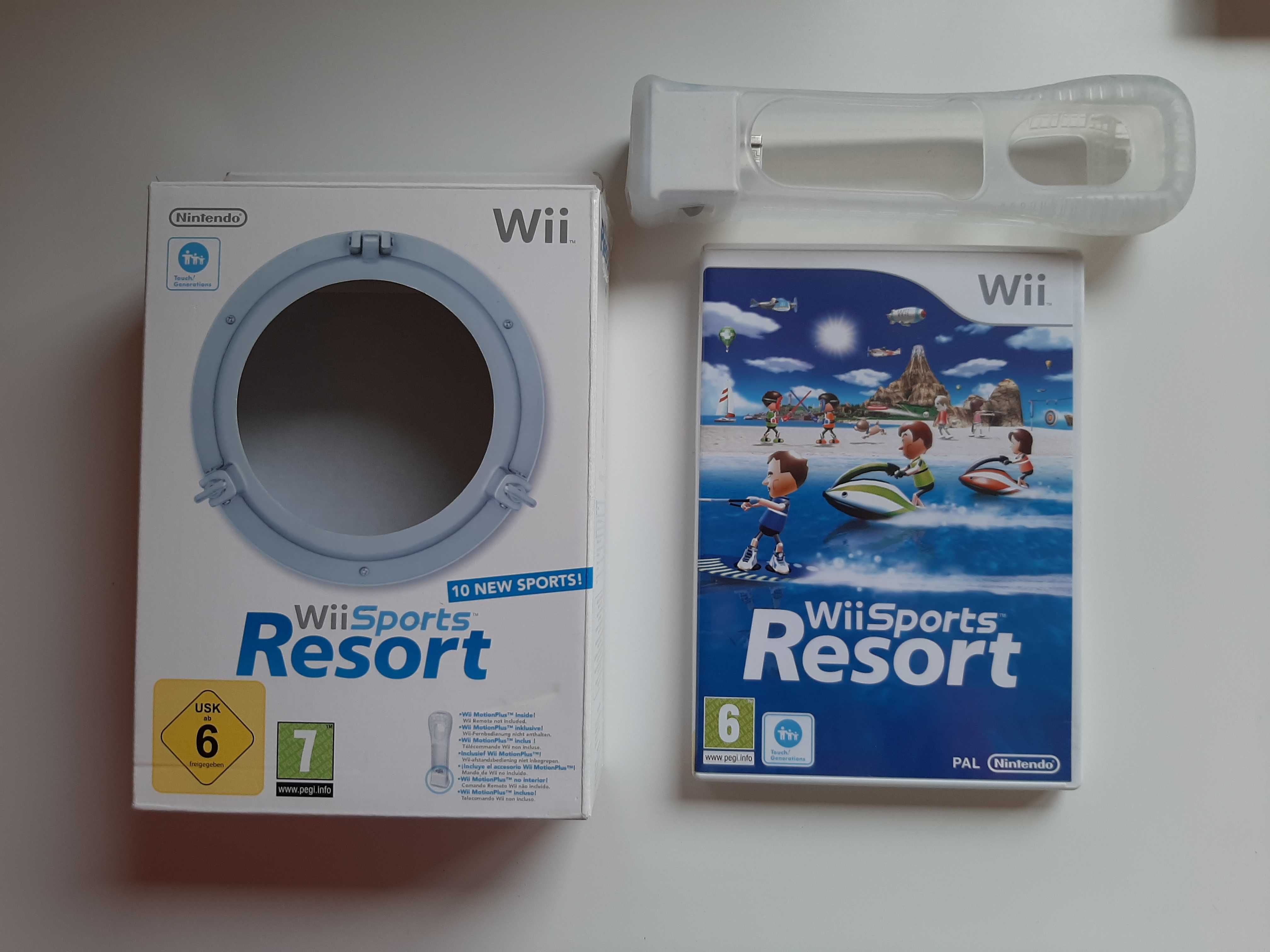 Jogo Wii Sports Resort + Wii Motion Plus para Wii/Wii U