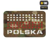 M-Tac naszywka Polska (z flagą) 50х80 Laser Cut