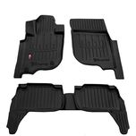 Гумові 3D коврики в салон Мітсубіші Pajero Sport/ L200/ Pajero Wagon