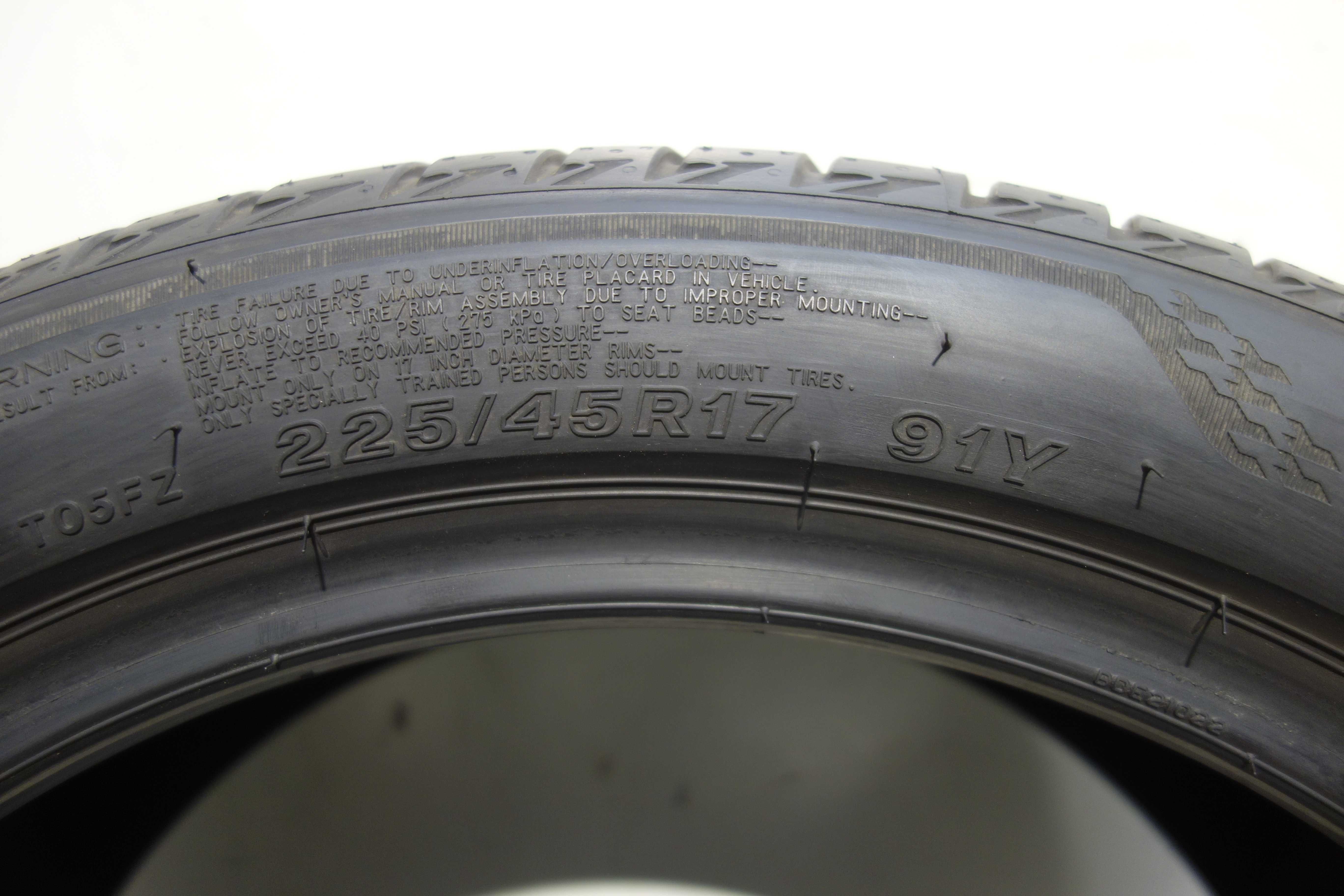 Opony letnie 225/45/17 - BRIDGESTONE Turanza T005