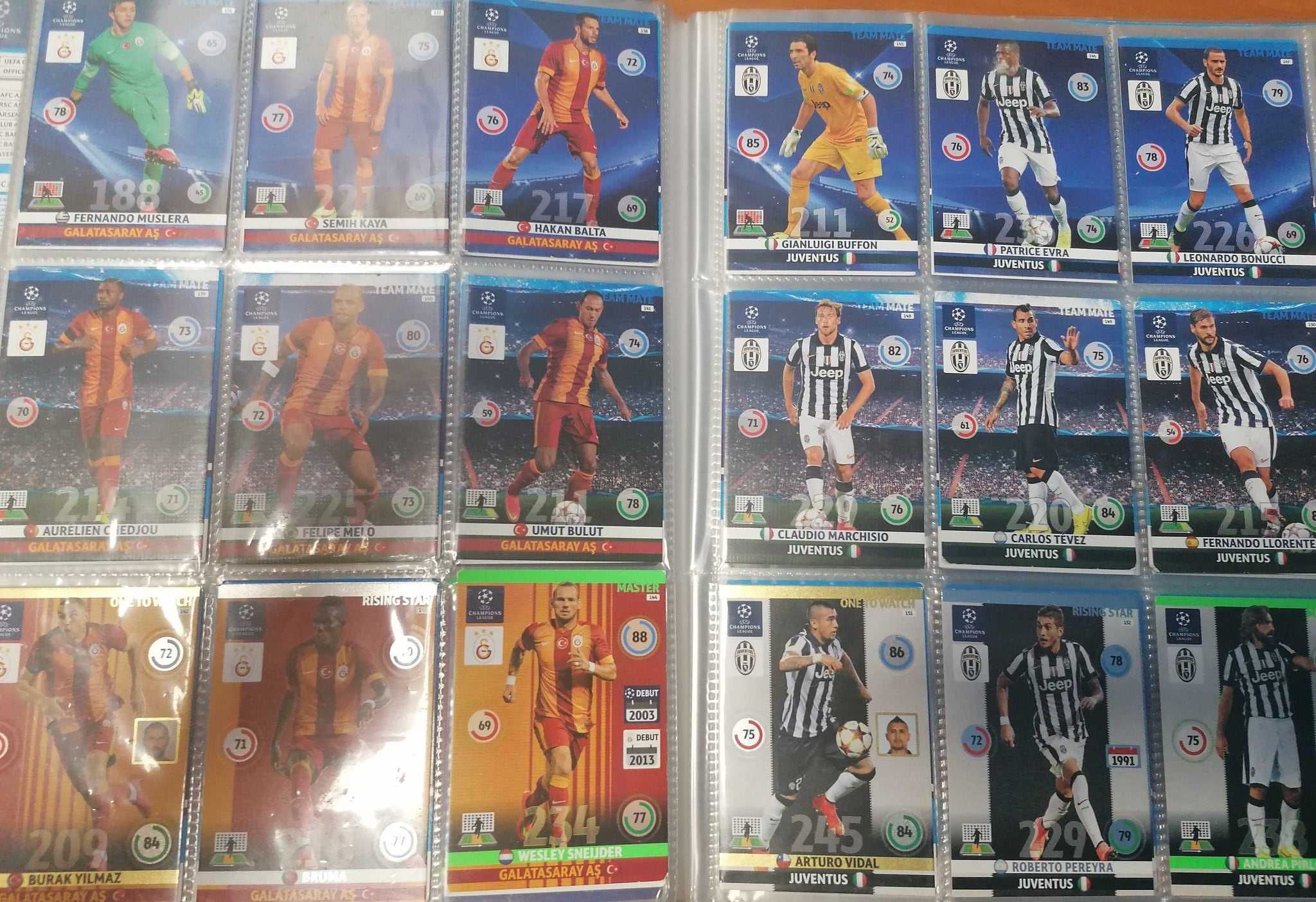 Karty Panini Champions League 2014-15