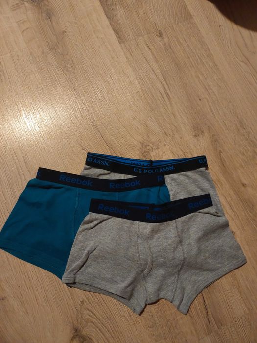 3 bokserki Reebok & U.S.Polo S (6-7 lat)
