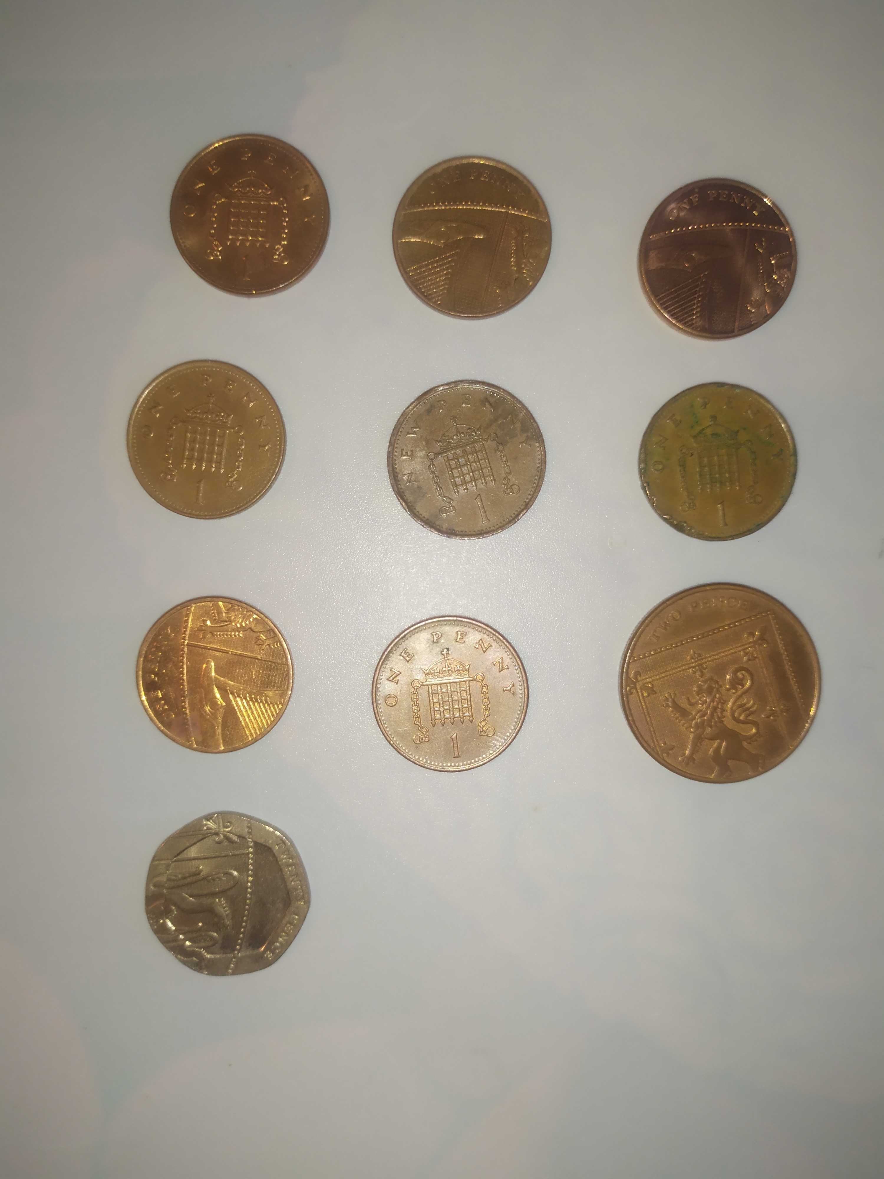 Монета Великобритании Пенни Penny Pence