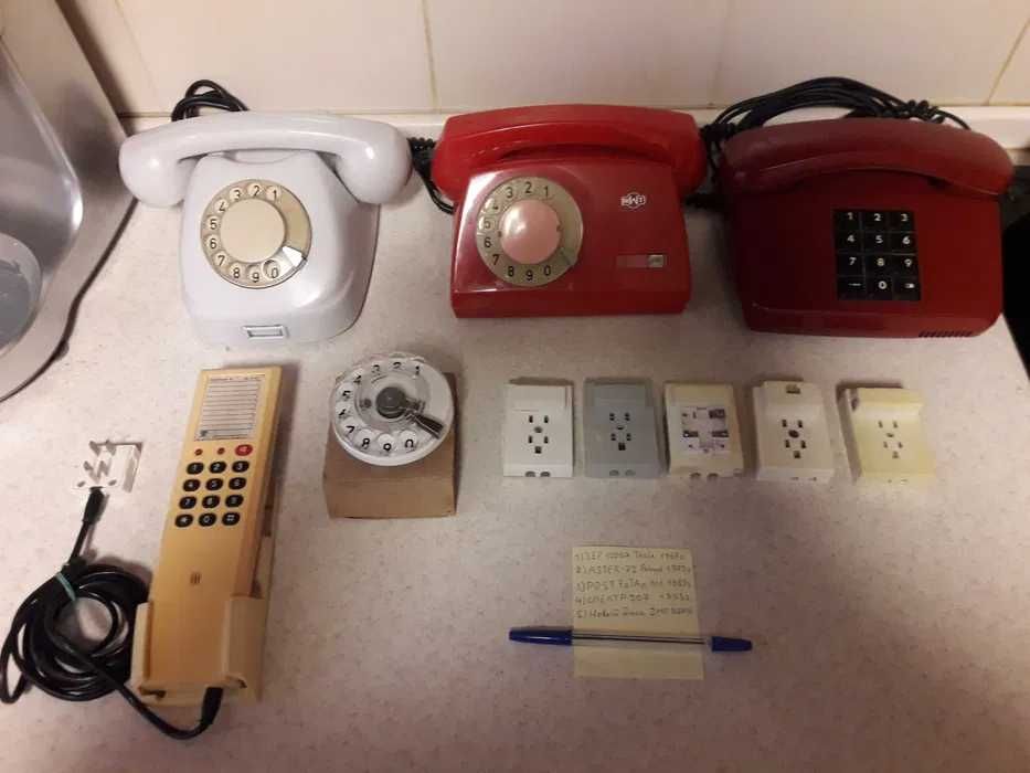 Сетевые дисковые телефоны Tesla; Aster; POST; СПЕКТР 1967-1993