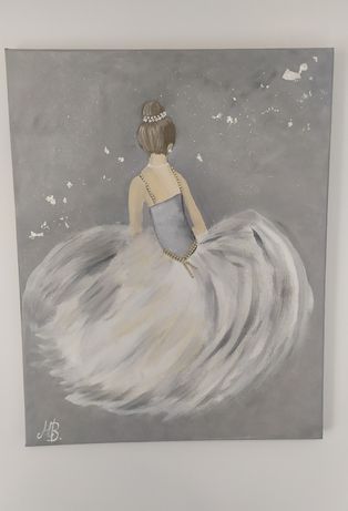 Obraz "Baletnica" akryl na płótnie 50/40