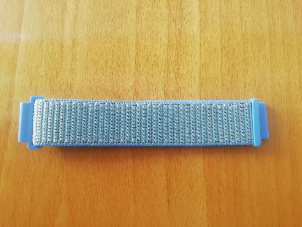 20mm Bracelete em Nylon, Loop  (Nova) Azul