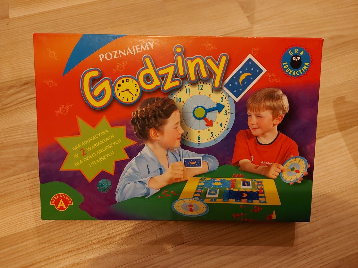 Poznajemy godziny - gra edukacyjna