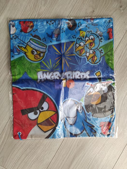 Nowy worek na obuwie zmienne do szkoły, przedszkola Angry Birds