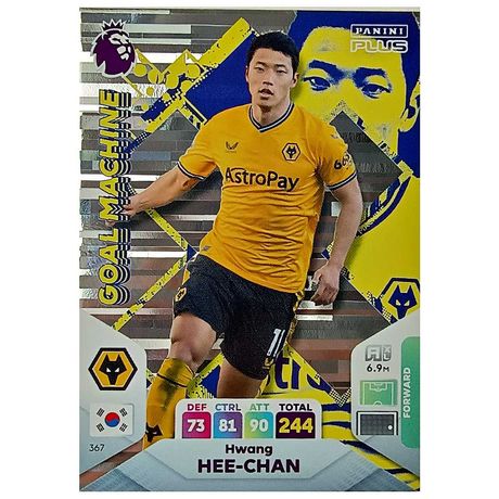 Karta Panini 367 Premier League 2024 Plus Hwang Hee-Chan Goal Machine