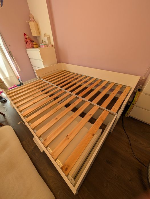 Cama de solteiro que se transforma em cama de casal