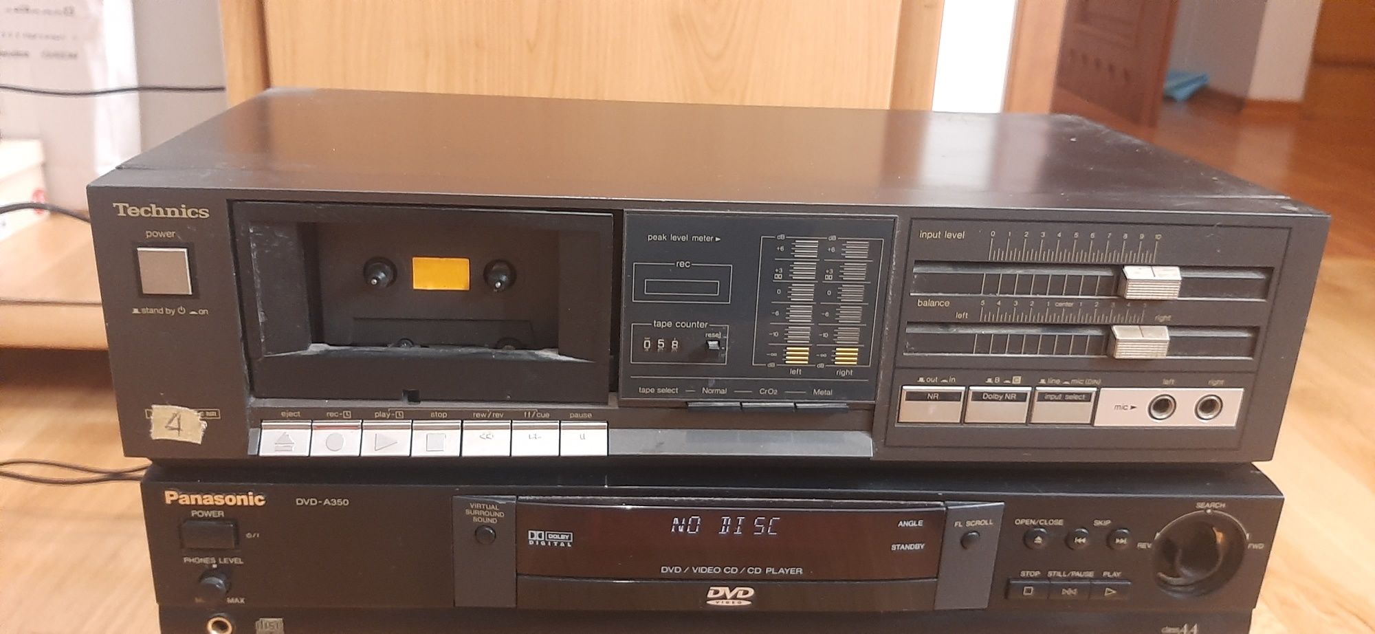 Technics SA-EX510,RS-D400 Panasonic DVD-A350E  Uszkodzone