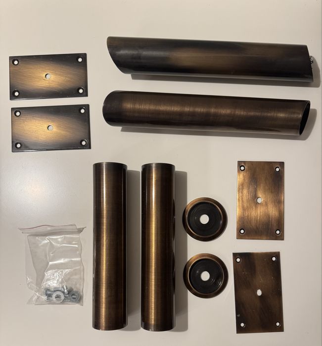 Zestaw wsporników meblowych Rejs Ø50x250 mm