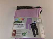 A163 Lupilu Legginsy Dziecięce 2-pak Bawełniane Rainbow Rozmiar 98/104
