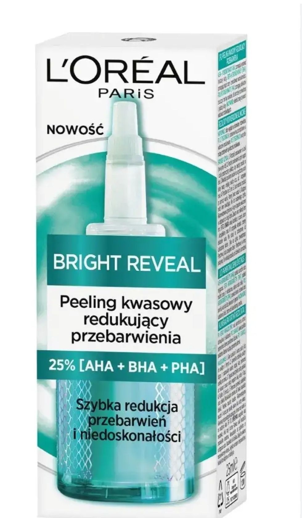 Loreal Bright Reveal Peeling kwasowy na przebarwienia 25% nowy