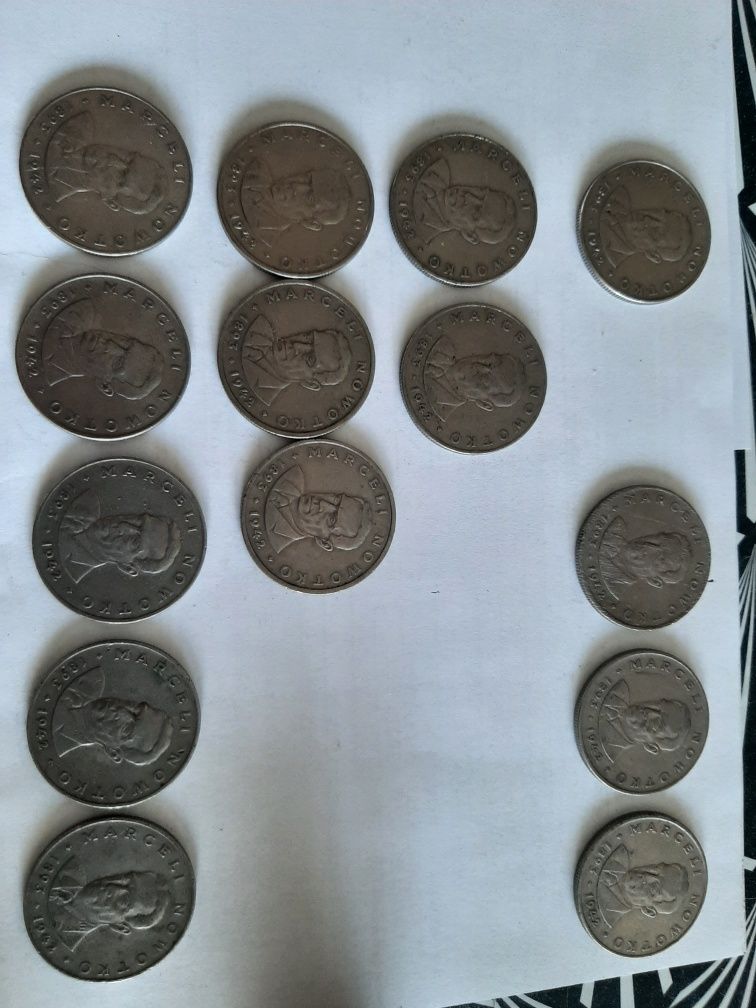 20 złotych PRL Marceli Nowotko 1974,1975,1976,1977