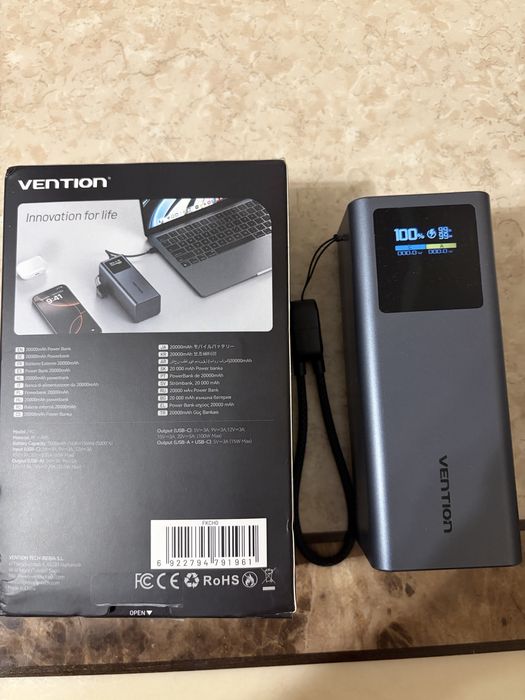 Power bank Vention 100w 20000mah
