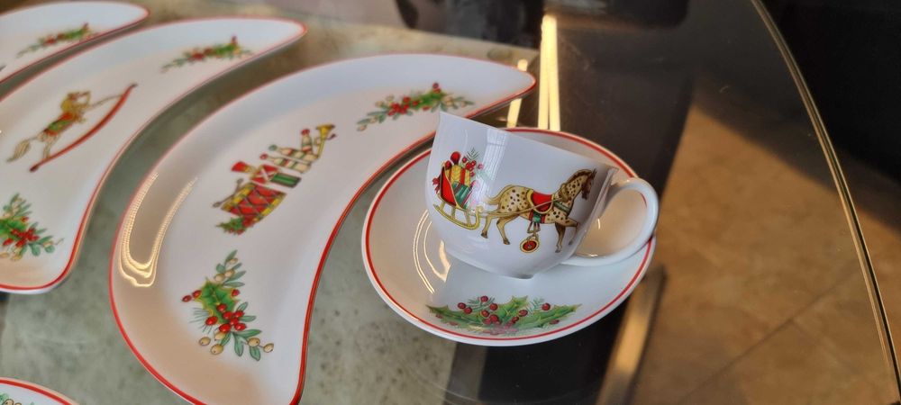 Conjunto loiça VISTA ALEGRE (cristmas magic 45 peças novas) porcelana