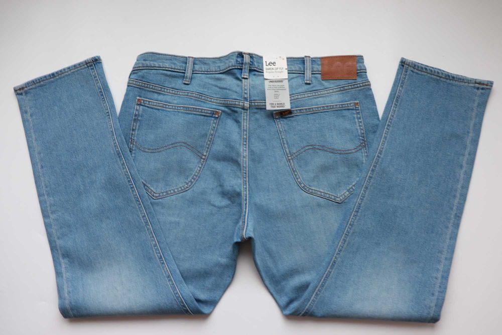 LEE DAREN ZIP FLY W38 L30 męskie spodnie jeansy regular nowe okazja
