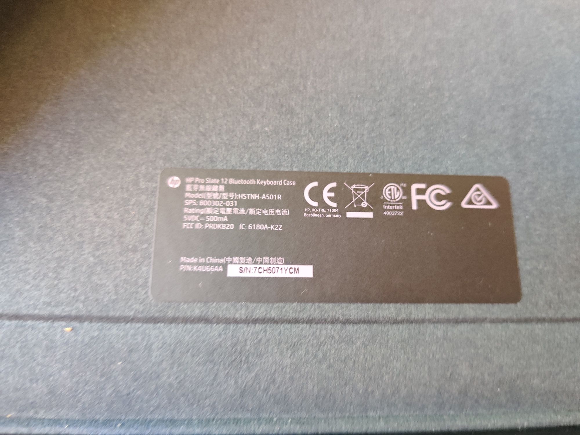 Чохол-клавіатура Pro Slate Bluetooth Keyboard Case