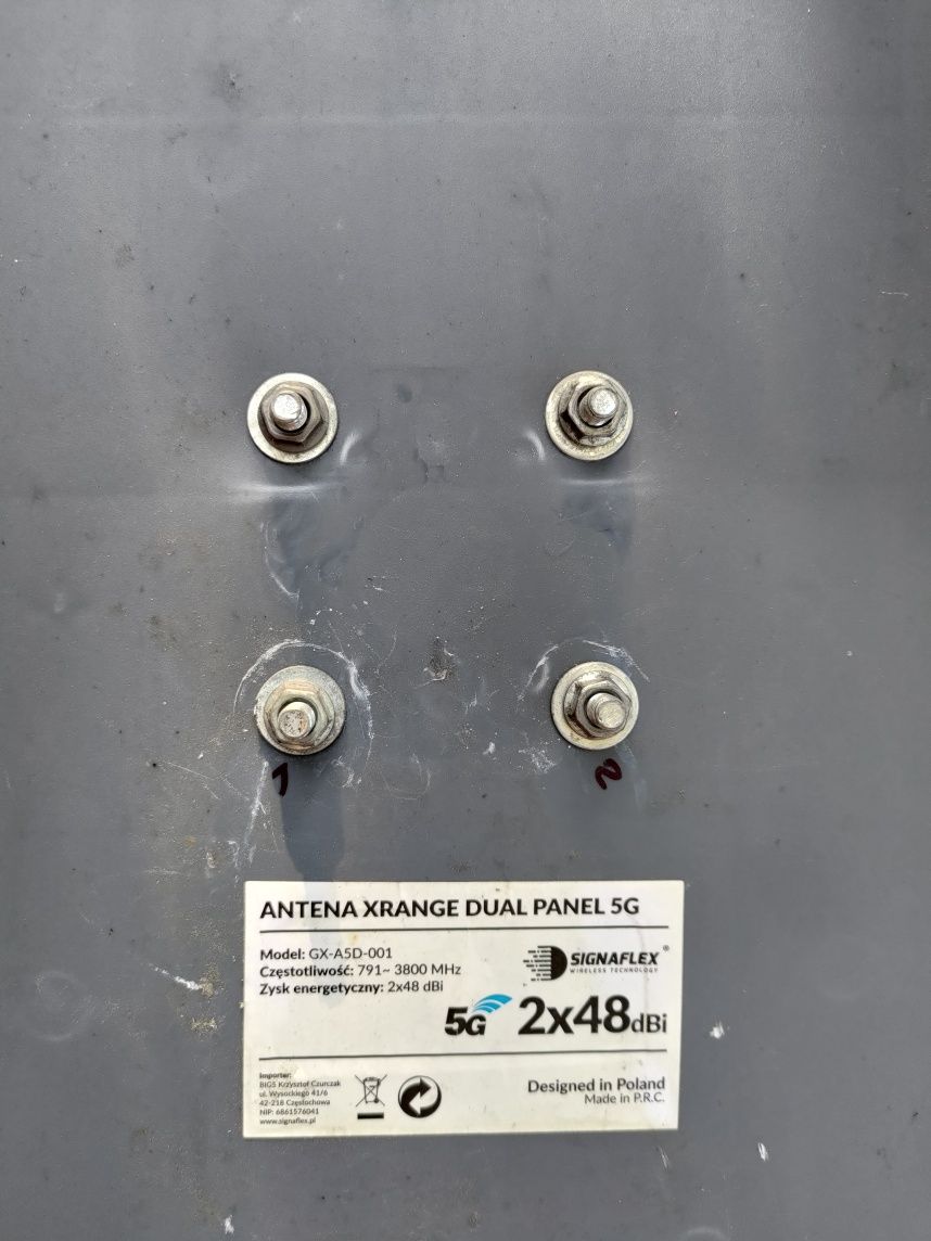 Antena 3G/4G/5G LTE Signaflex XRANGE 2×48 dBi