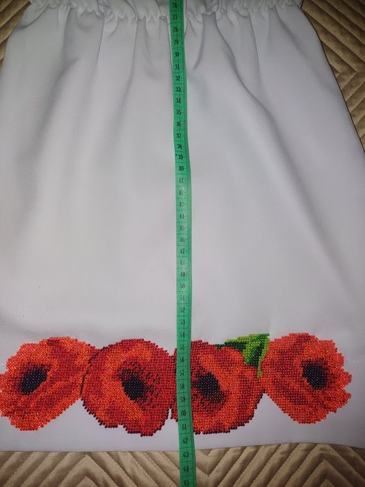 Сукня українська з бісером для дівчинки