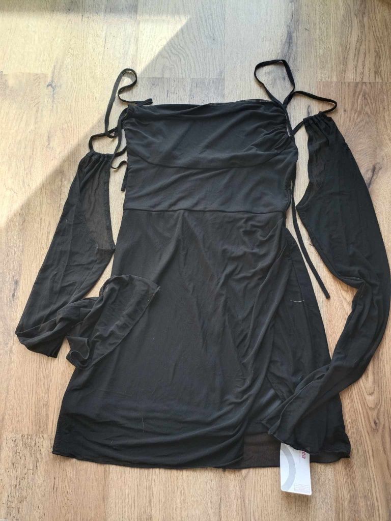 Nowa sukienka imprezowa czarna shein 38