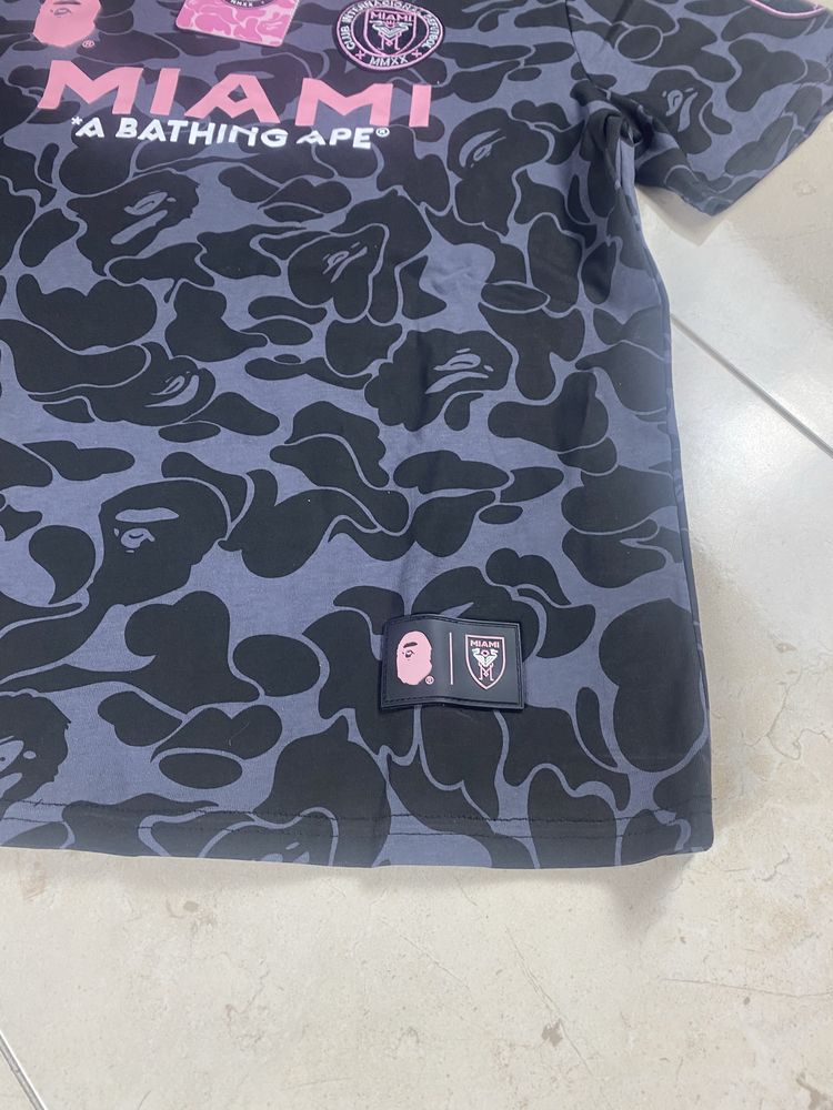 t-shirt do Inter de miami x BAPE