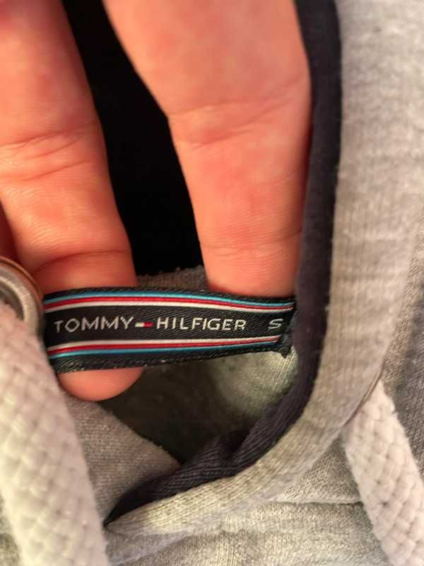 Bluza Tommy Hilfiger boxy Hoodie oversize meska basic logo