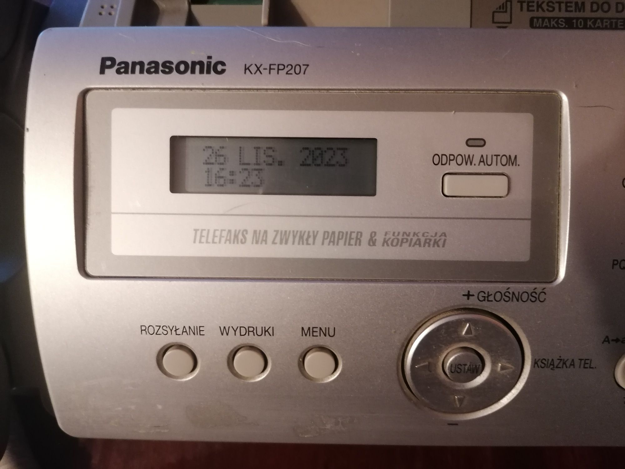 Telefaks Panasonic KX-FP207PD