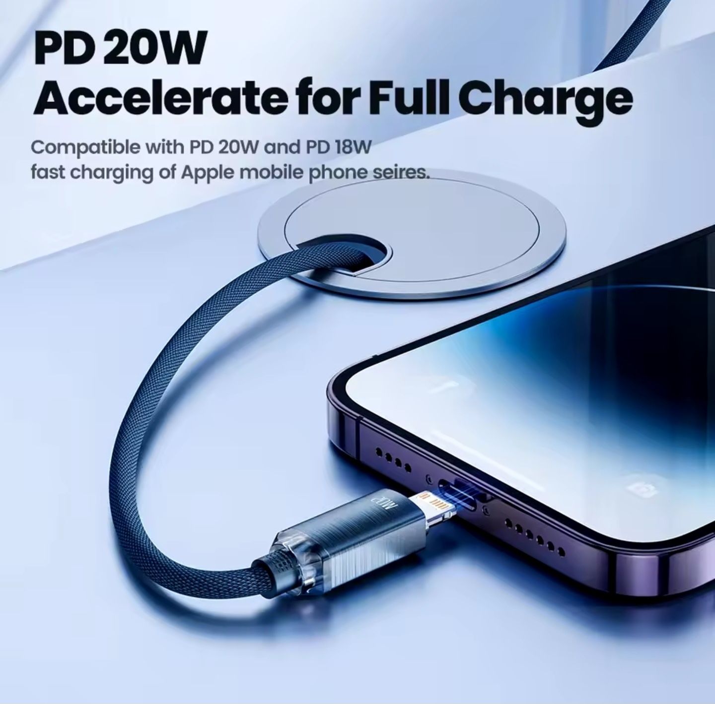 Kabel do ładowania toocki USB do Lightning
Iphone długość 2m