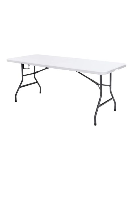 Обідній стіл Astano Plastic білий розкладний, на 6 осіб новий!