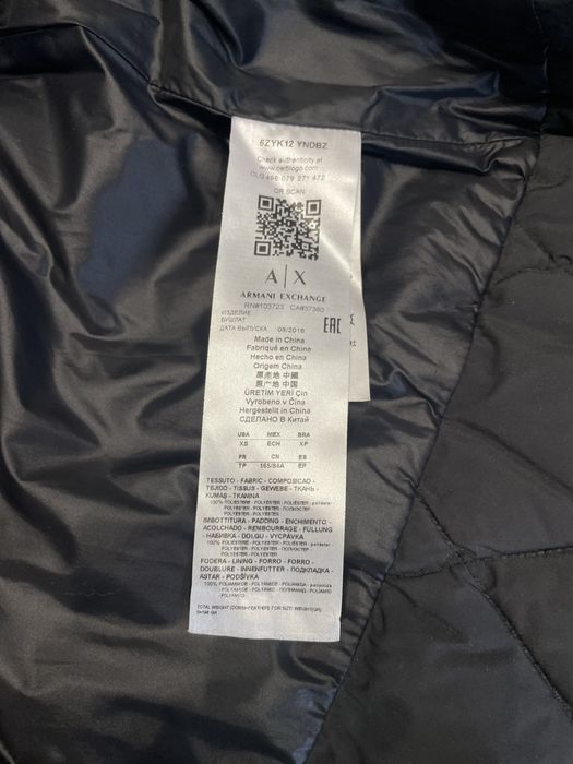 Пальто/ пуховик Armani Exchange осінь-зима, роз. XS