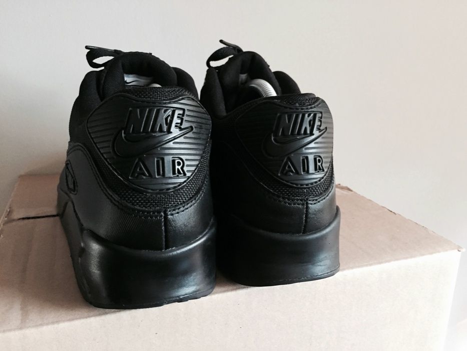NIKE AIR MAX 90 45 SKÓRA CZARNE  / kupione w galerii Arkadia