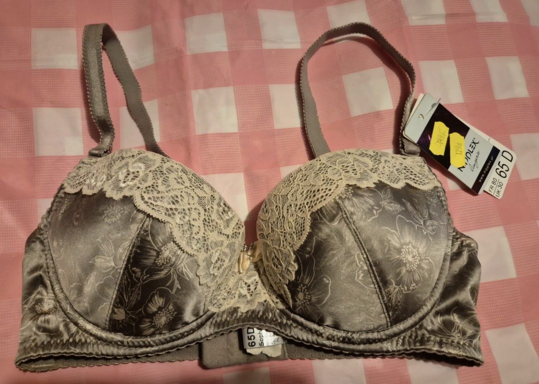 Biustonosz Nipplex 65D push up nowy z metką