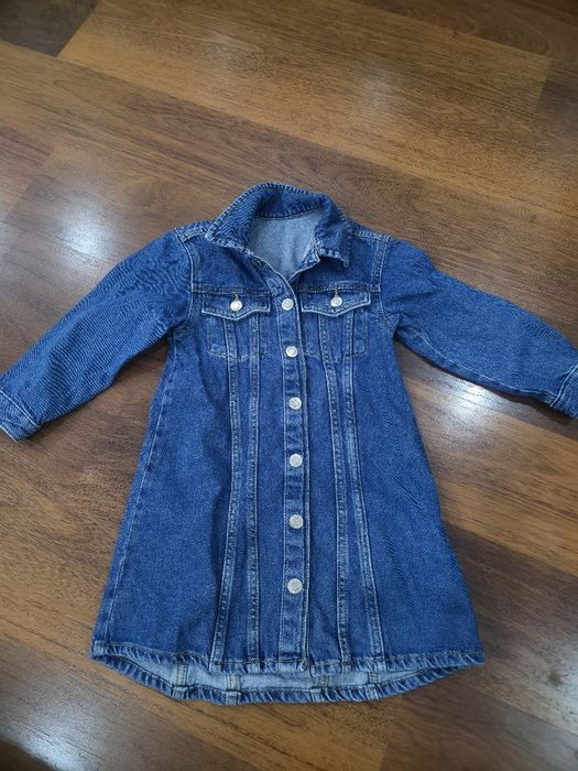 Джинсовое платье zara 4-6