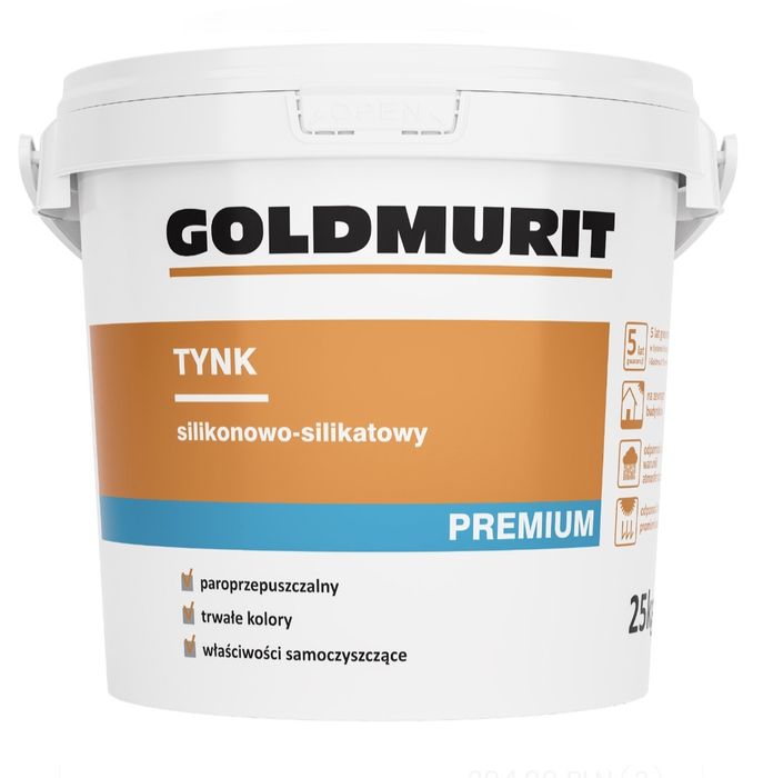 Tynk silikonowy 1,5mm 25kg (10wiader)