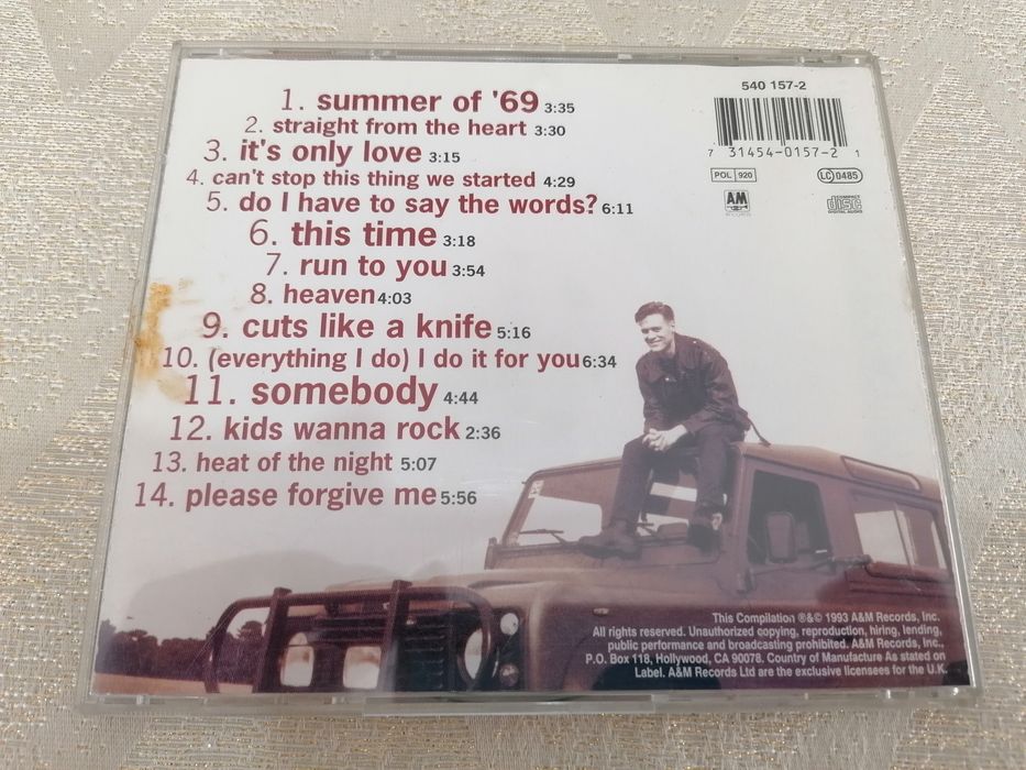 Bryan Adams - So Far So Good (CD)