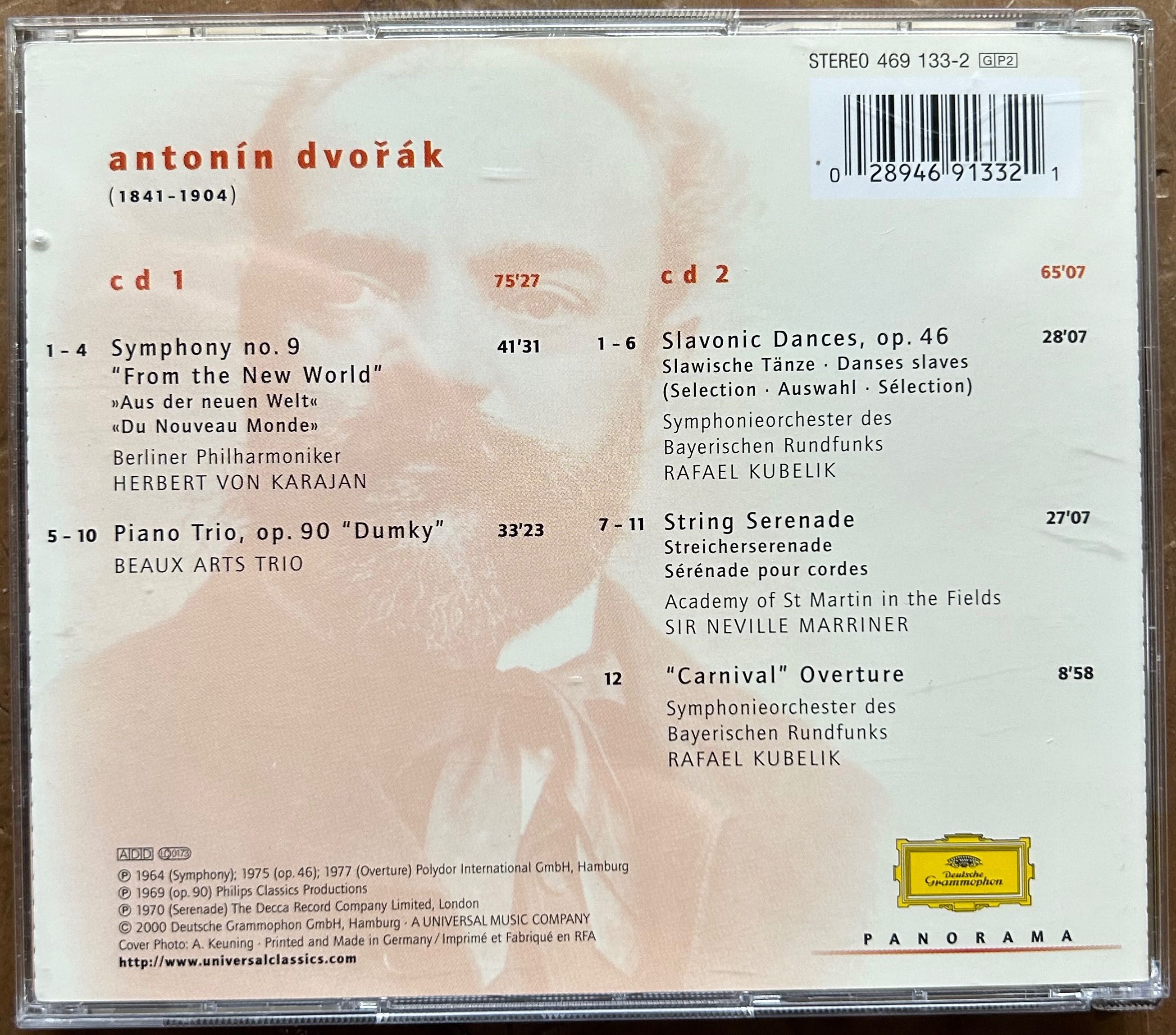 Antonín Dvořák, Herbert von Karajan – Symphony "From The New World"