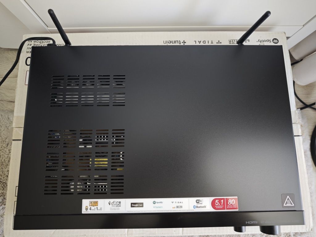 Amplituner Pioneer VSX-S520 5.1 HDMI 4K Tidal Spotify Wi-Fi  Bluetooth