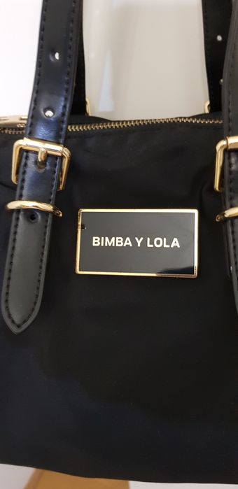 Bimba Y Lola czarna torebka z materiału