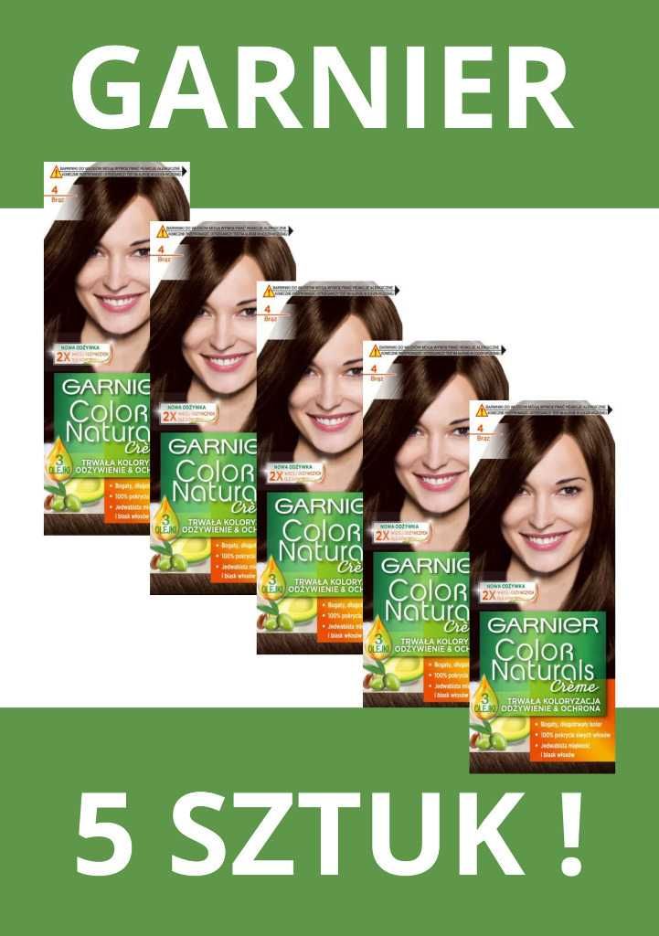 5 sztuk Garnier color naturals creme kolor Natural Brown 4