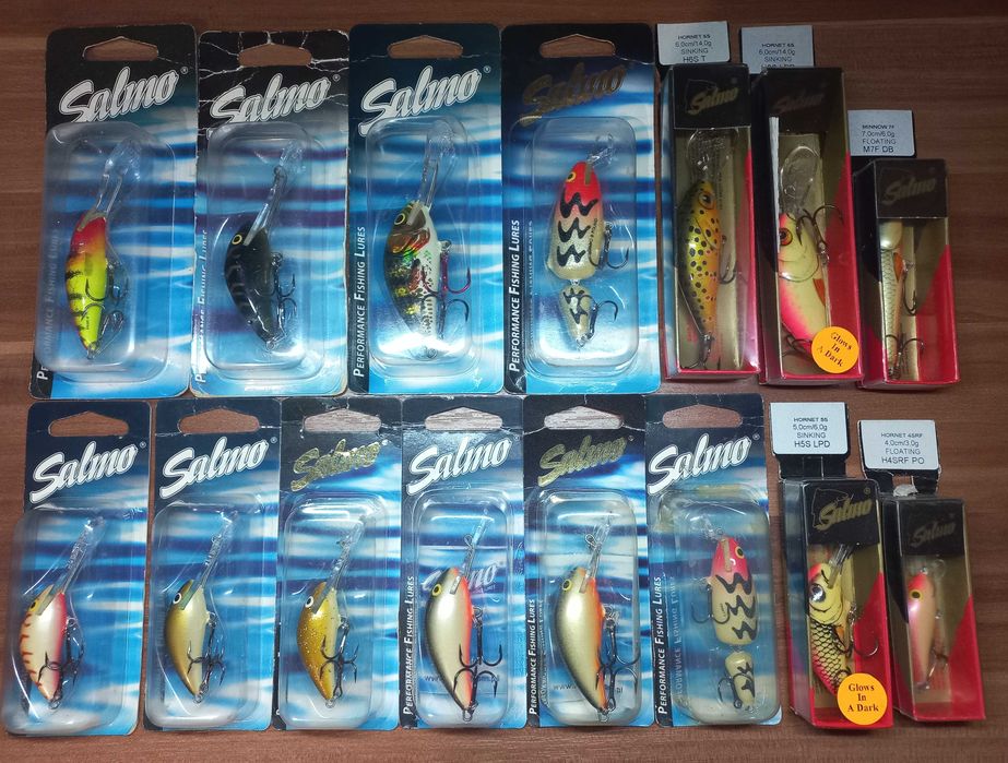 Woblery Salmo Executor Minnow Butcher Frisky Hornet inne