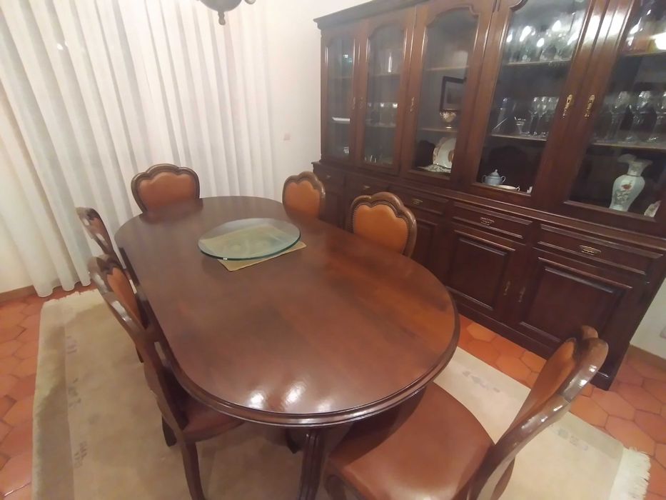 Móveis de sala jantar madeira maciça