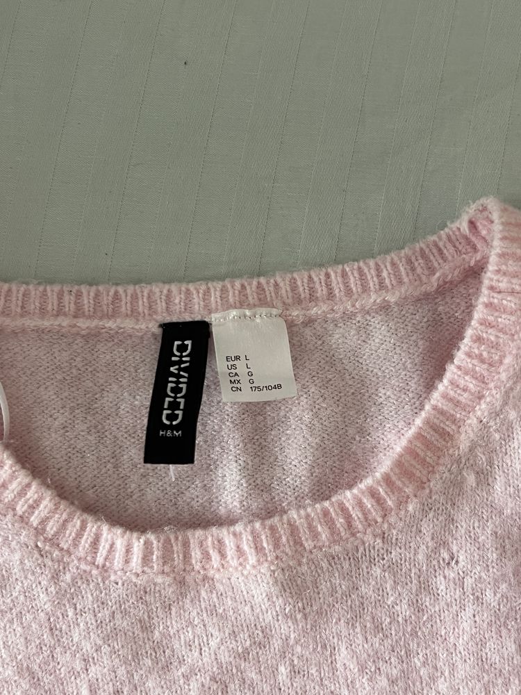 Кофта від бренду H&M ніжно-рожева