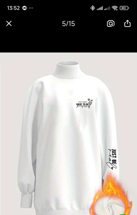 Женский свитшот (свитер-туника)