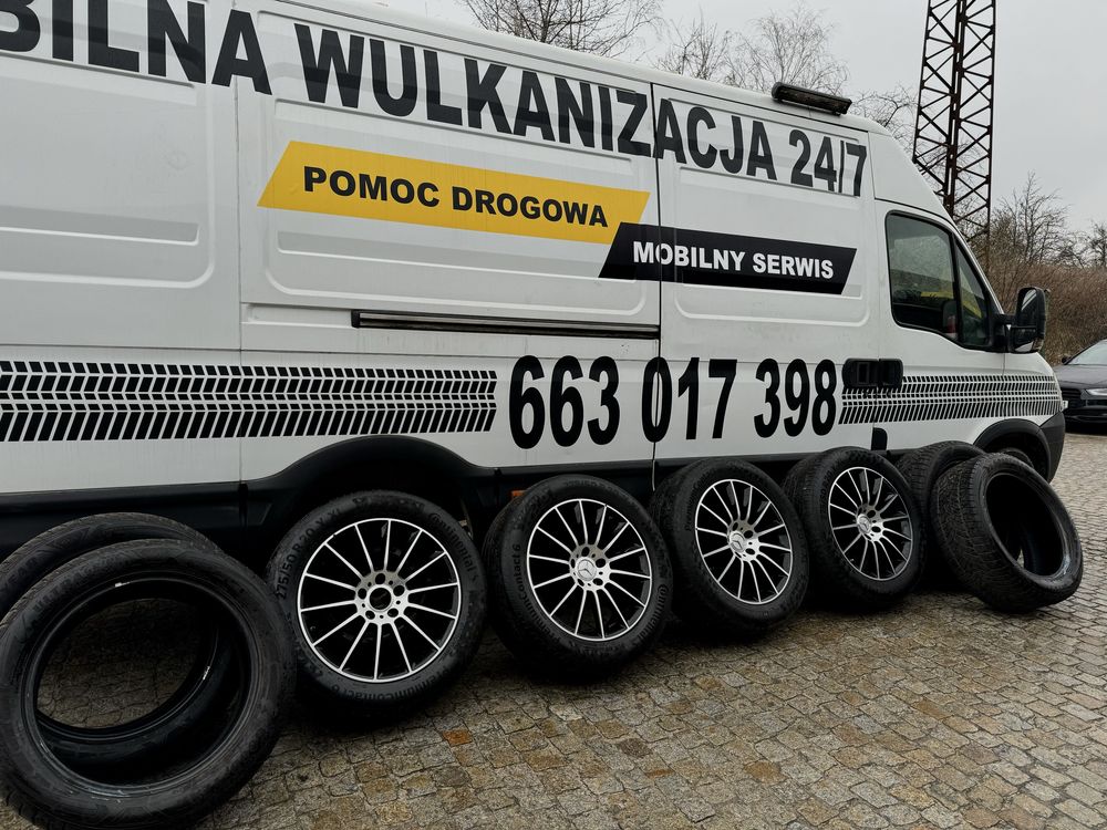 Mobilna Wulkanizacja 24/7 Mobilny Serwis Opon Pomoc Drogowa Mechanik